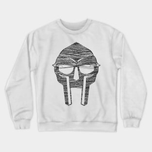 mf doom mask sewing art Crewneck Sweatshirt